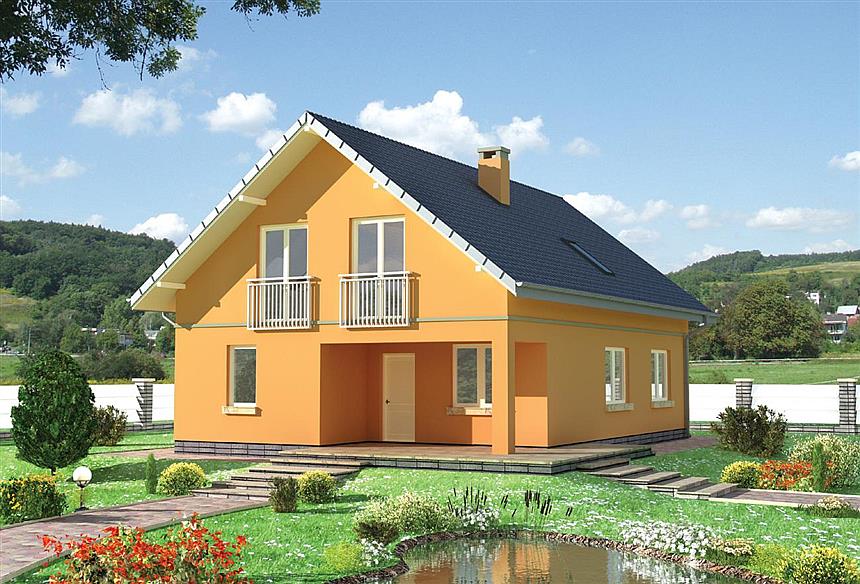 Projekt domu Tamaryszek - murowana – silikaty