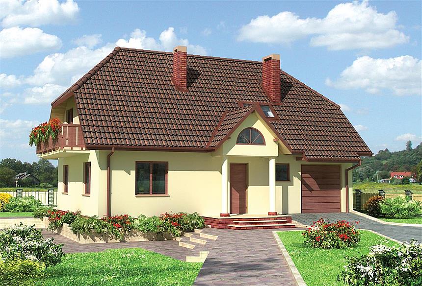 Projekt domu Bartosz - murowana - ceramika