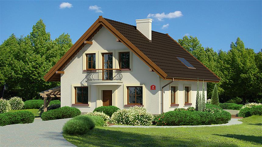 Projekt domu Dom przy Pomarańczowej