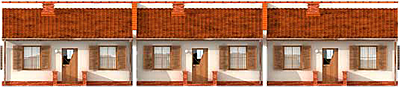 Lublana 2 C dom mieszkalny (zabudowa szeregowa) elewacja