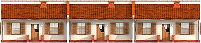Lublana 2 C dom mieszkalny (zabudowa szeregowa) elewacja