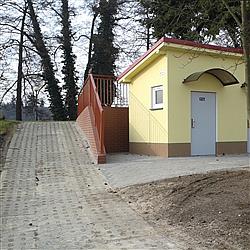 Toaleta ogólnodostępna - Leśnik Łagów realizacja firma PHU PLAN-PROJEKT 